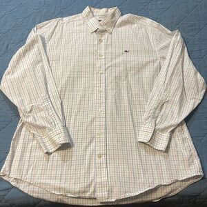 Vineyard Vines Whale Shirt Large Multicolor Check